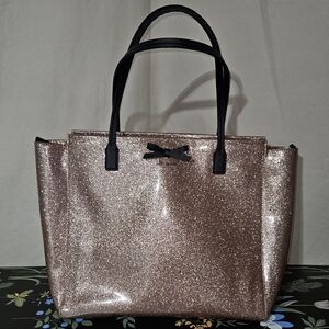 Kate Spade Pink Glitter Tote Bag